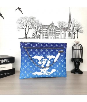 Louis Vuitton TOILET POUCH XL M45480 blue