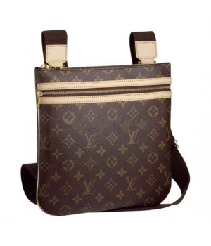 Louis Vuitton M40044 Pochette Bosphore Crossbody Bag Monogram Canvas