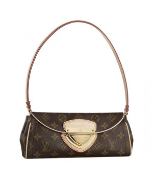 Louis Vuitton M40122 Beverly Clutch Shoulder Bag Monogram Canvas