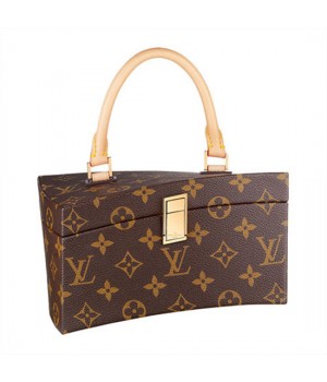 Louis Vuitton M40275 Twisted Box By Rei Frank Gehry Tote Bag Monogram Canvas