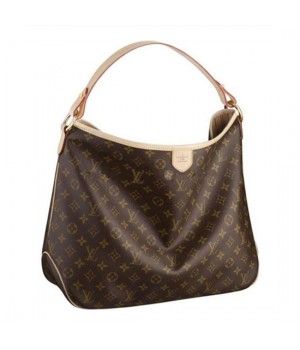 Louis Vuitton M40353 Delightful Monogram MM Hobo Bag Monogram Canvas