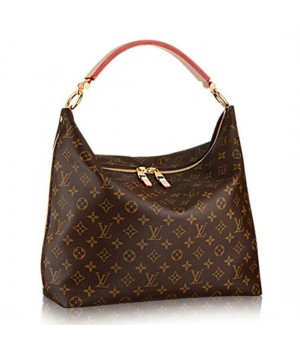 Louis Vuitton M40587 Sully MM Hobo Bag Monogram Canvas