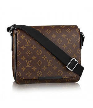 Louis Vuitton M40935 District PM Messenger Bag Monogram Macassar Canvas