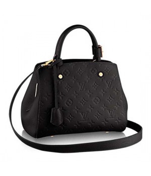Louis Vuitton M41053 Montaigne BB Tote Bag Monogram Empreinte Leather