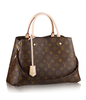 Louis Vuitton M41056 Montaigne MM Tote Bag Monogram Canvas