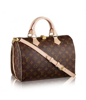 Louis Vuitton M41112 Speedy Bandouliere 30 Tote Bag Monogram Canvas