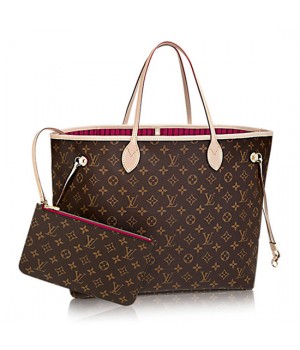 Louis Vuitton M41180 Neverfull GM Shoulder Bag Monogram Canvas