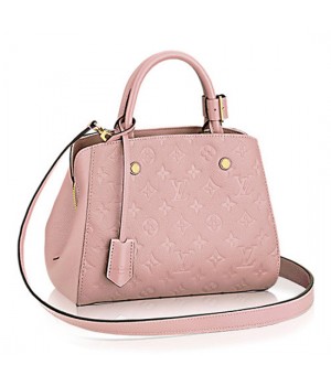 Louis Vuitton M41199 Montaigne BB Tote Bag Monogram Empreinte Leather