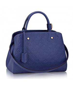 Louis Vuitton M41309 Montaigne MM Tote Bag Monogram Empreinte Leather