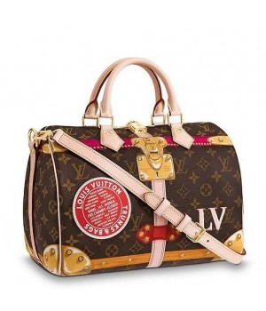 Louis Vuitton Speedy 30 Summer Trunks Monogram M41386