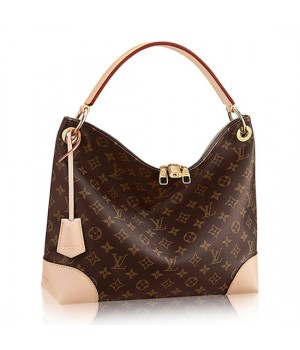 Louis Vuitton M41623 Berri PM Hobo Bag Monogram Canvas