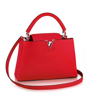 Louis Vuitton M42237 Capucines PM Tote Bag Taurillon Leather