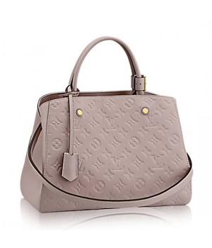Louis Vuitton M42294 Montaigne MM Tote Bag Monogram Empreinte Leather