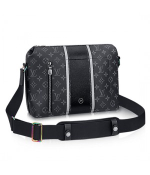Louis Vuitton M43410 Apollo Messenger PM Messenger Bag Monogram Eclipse Canvas
