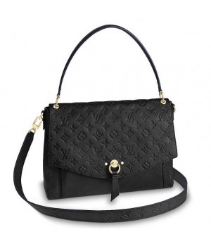 Louis Vuitton Black Blanche Bag Monogram Empreinte M43616