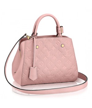 Louis Vuitton M44123 Montaigne BB Tote Bag Monogram Empreinte Leather