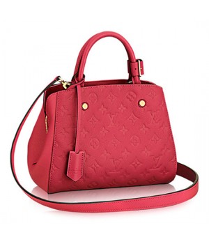 Louis Vuitton M50038 Montaigne BB Tote Bag Monogram Empreinte Leather