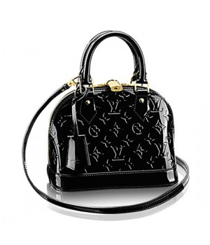 Louis Vuitton M50418 Alma BB Tote Bag Monogram Vernis