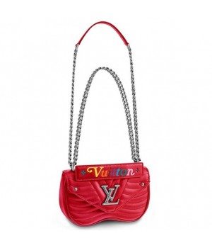 Louis Vuitton Red New Wave Chain Bag PM M51930