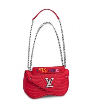 Louis Vuitton Red New Wave Chain Bag MM M51943