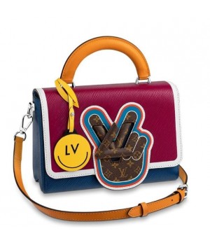 Louis Vuitton Twist MM Handle Bag Epi Monogram M52513