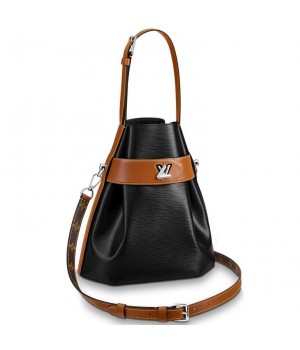 Louis Vuitton Black Twist Bucket Epi Leather M52804