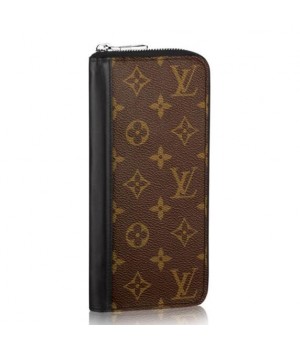 Louis Vuitton Zippy Wallet Vertical Monogram Macassar M60109