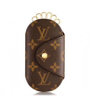Louis Vuitton M60116 Round Key Holder PM Monogram Canvas