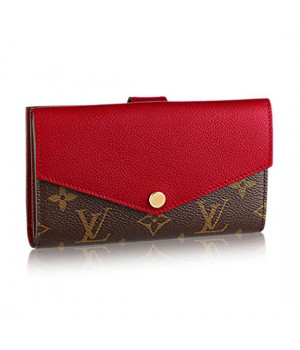 Louis Vuitton M60140 Pallas Compact Wallet Monogram Canvas