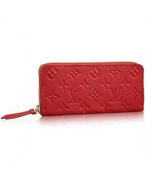 Louis Vuitton M60169 Clemence Wallet Monogram Empreinte Leather