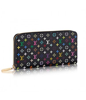 Louis Vuitton M60243 Zippy Wallet Monogram Multicolore Canvas
