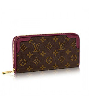 Louis Vuitton M61189 Zippy Wallet Retiro Monogram Canvas