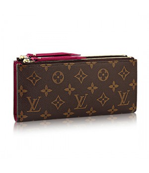 Louis Vuitton M61269 Adele Wallet Monogram Canvas
