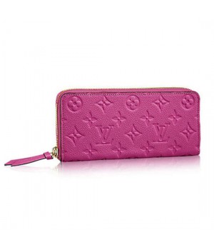 Louis Vuitton M61568 Clemence Wallet Monogram Empreinte Leather