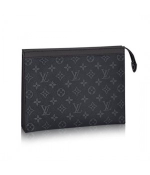 Louis Vuitton M61692 Pochette Voyage MM Monogram Eclipse Canvas
