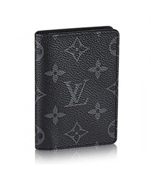 Louis Vuitton M61696 Pocket Organizer Monogram Eclipse Canvas