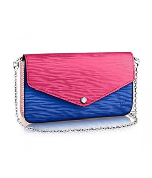 Louis Vuitton M61754 Pochette Felicie Chain Wallet Epi Leather