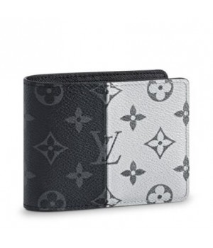 Louis Vuitton Multiple Wallet Eclipse Silver M63025