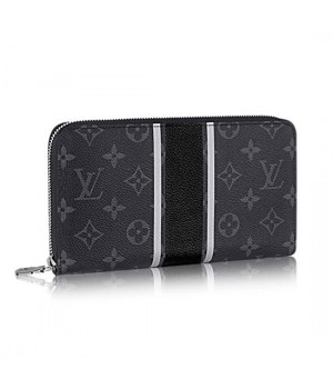 Louis Vuitton M64645 Zippy Organiser Monogram Eclipse Canvas