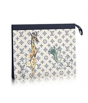 Louis Vuitton M66649 Pochette Voyage GM Monogram Coated Canvas