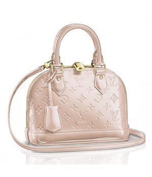 Louis Vuitton M90064 Alma BB Tote Bag Monogram Vernis