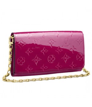 Louis Vuitton M90087 Chain Wallet Monogram Vernis