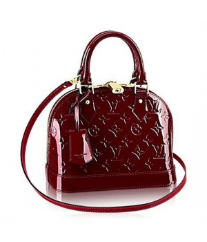 Louis Vuitton M90231 Alma BB Tote Bag Monogram Vernis