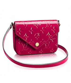 Louis Vuitton M90285 Mini Sac Lucie Crossbody Bag Monogram Vernis