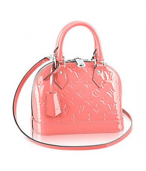 Louis Vuitton M90967 Alma BB Tote Bag Monogram Vernis