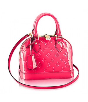 Louis Vuitton M90976 Alma BB Tote Bag Monogram Vernis