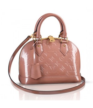 Louis Vuitton M91585 Alma BB Tote Bag Monogram Vernis