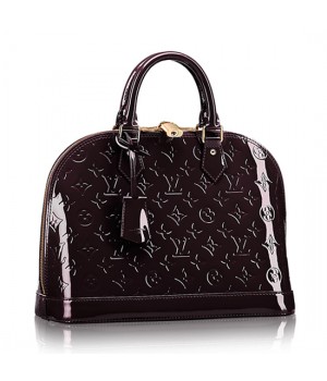 Louis Vuitton M91611 Alma PM Tote Bag Monogram Vernis