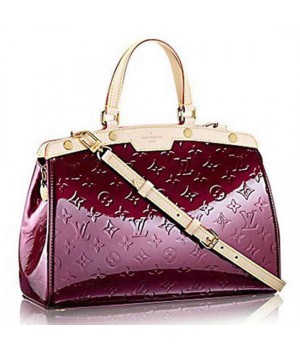 Louis Vuitton M91690 Brea MM Tote Bag Monogram Vernis