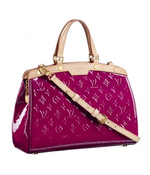 Louis Vuitton M91798 Brea MM Tote Bag Monogram Vernis